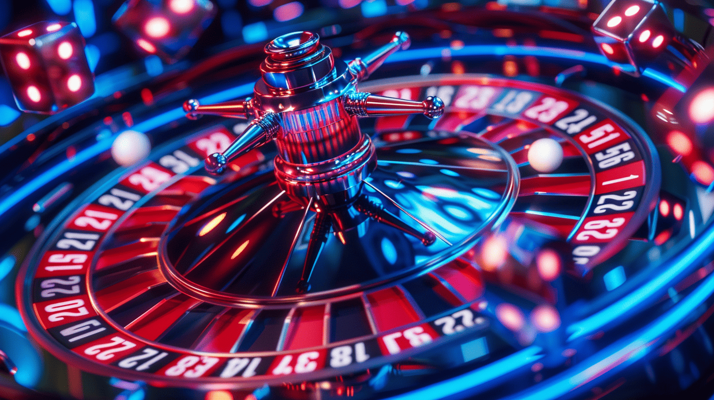 Pin-Up India neon roulette table design